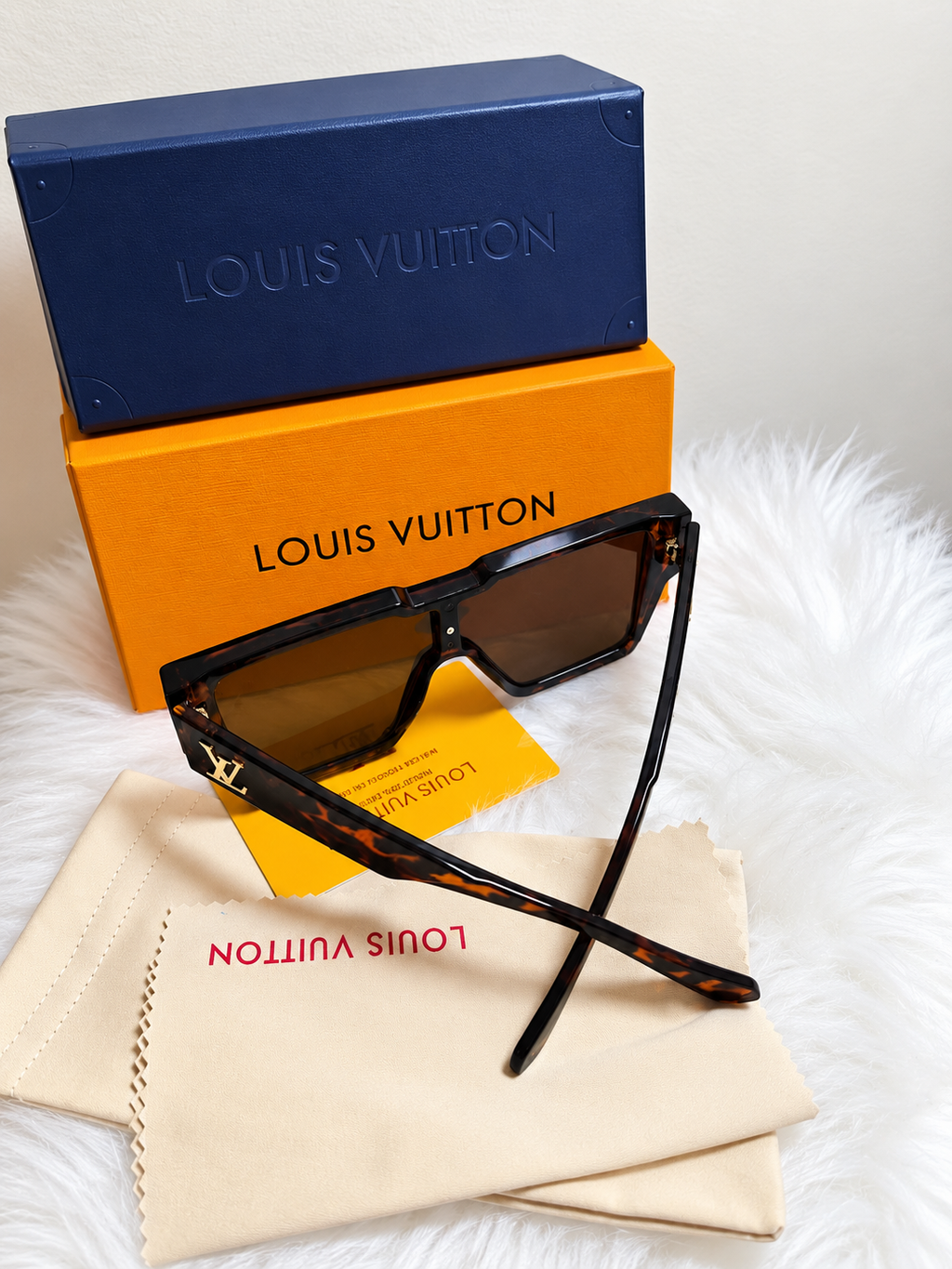 Oversized Tortoiseshell Shield Sunglasses