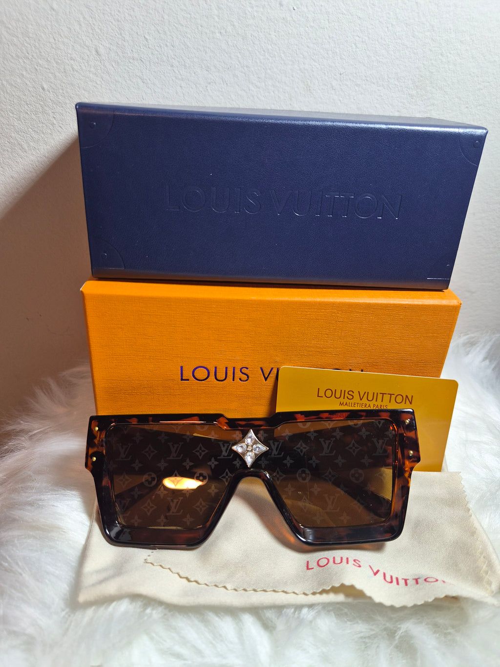 Oversized Tortoiseshell Shield Sunglasses